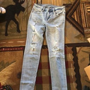 American eagle skinny air flex jeans